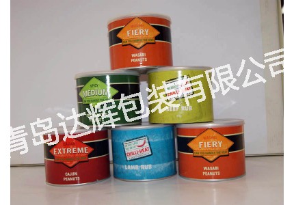Peanut paper cans